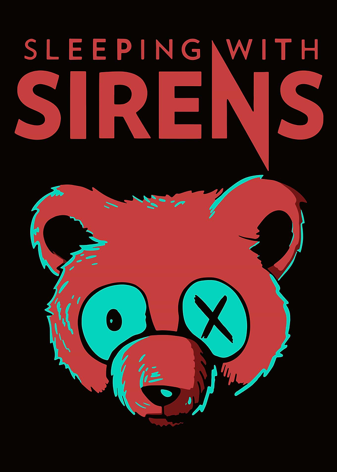 Sleeping With Sirens Bear Logo Graphic