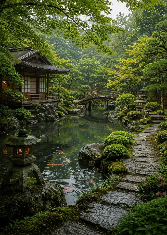 Serene Japanese Garden