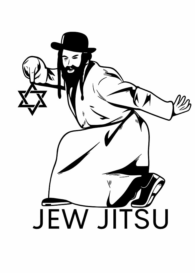 Jew Jitsu Martial Arts Graphic