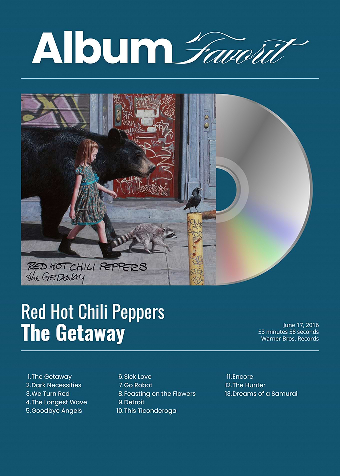 Red Hot Chili Peppers The Getaway Album