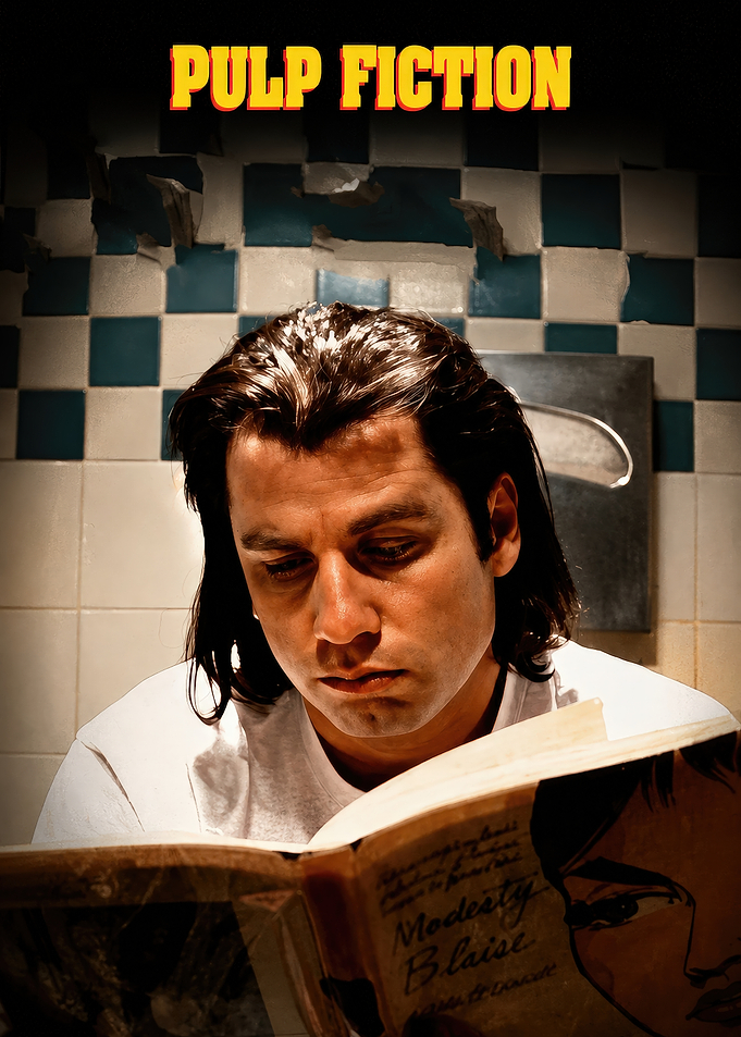 Pulp Fiction Vincent Vega Poster