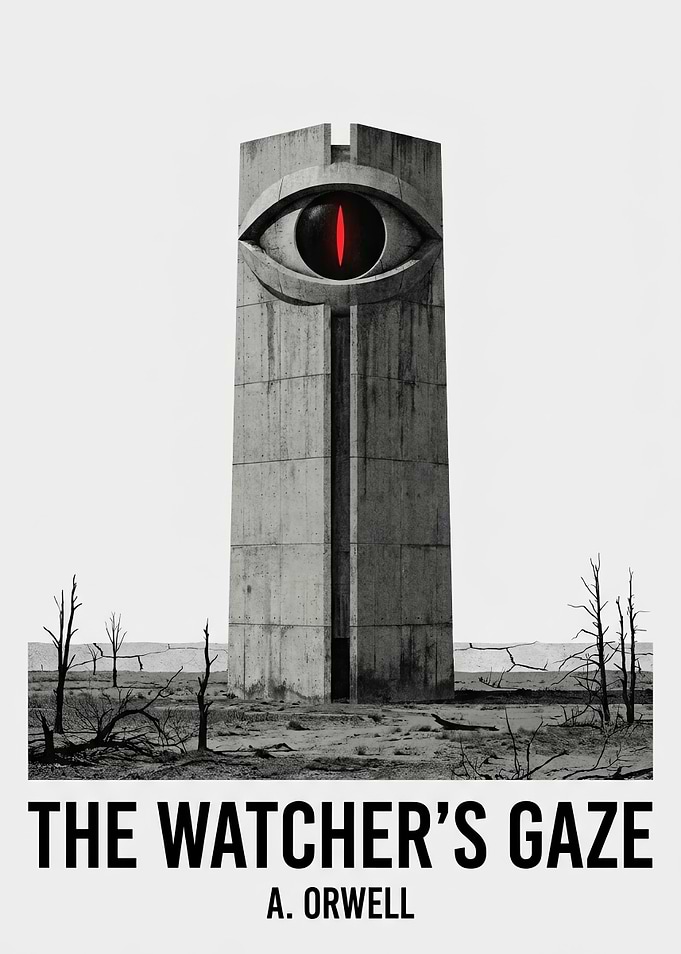 The Watcher's Gaze Dystopian Poster