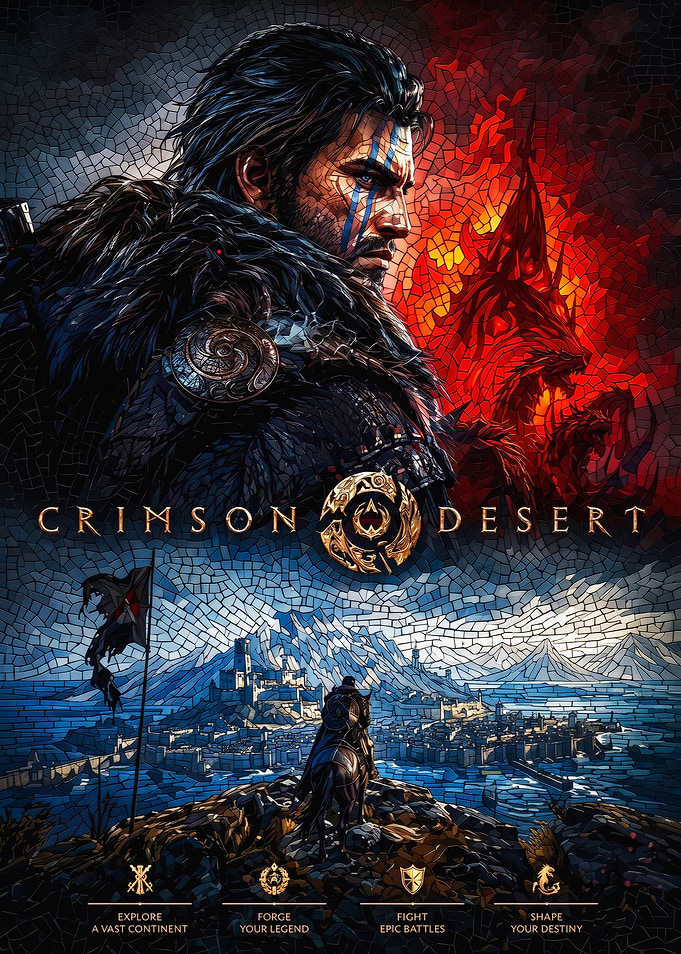 Crimson Desert Official Game Poster