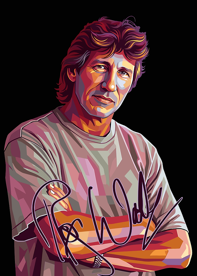 Roger Waters Pop Art Portrait