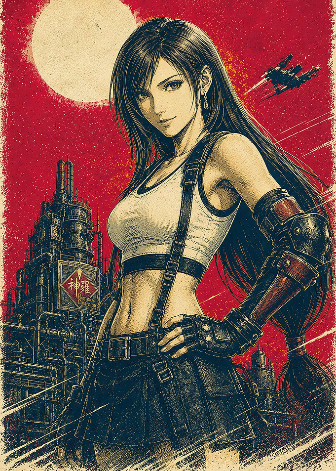 Tifa Lockhart Final Fantasy VII Poster