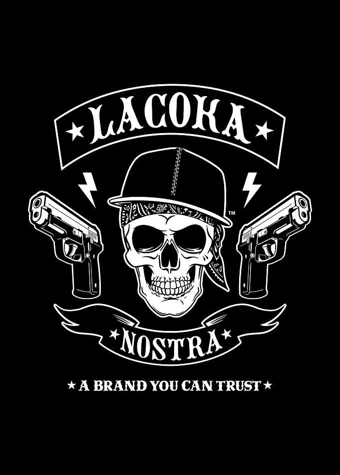 Lacoka Nostra Skull Graphic Design
