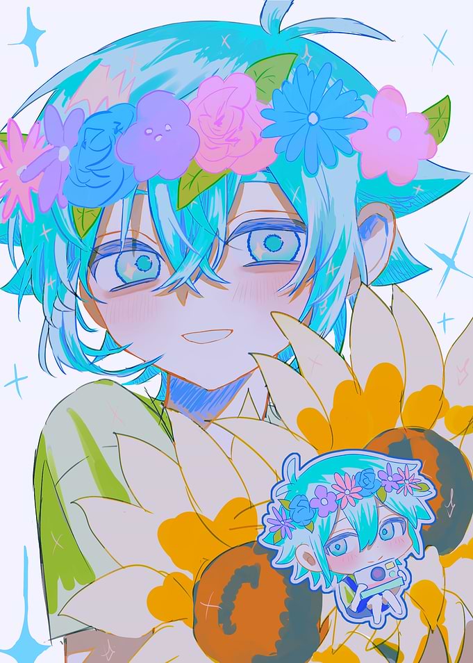 Basil from Omori with Flowers