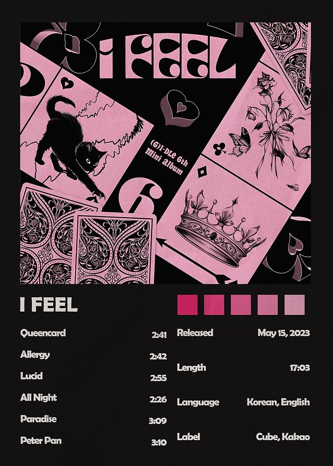 (G)I-DLE I Feel Album Poster