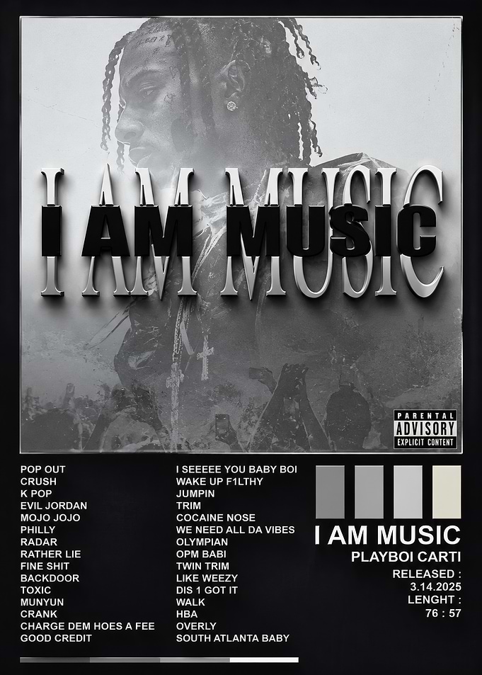 Playboi Carti I Am Music Album Cover
