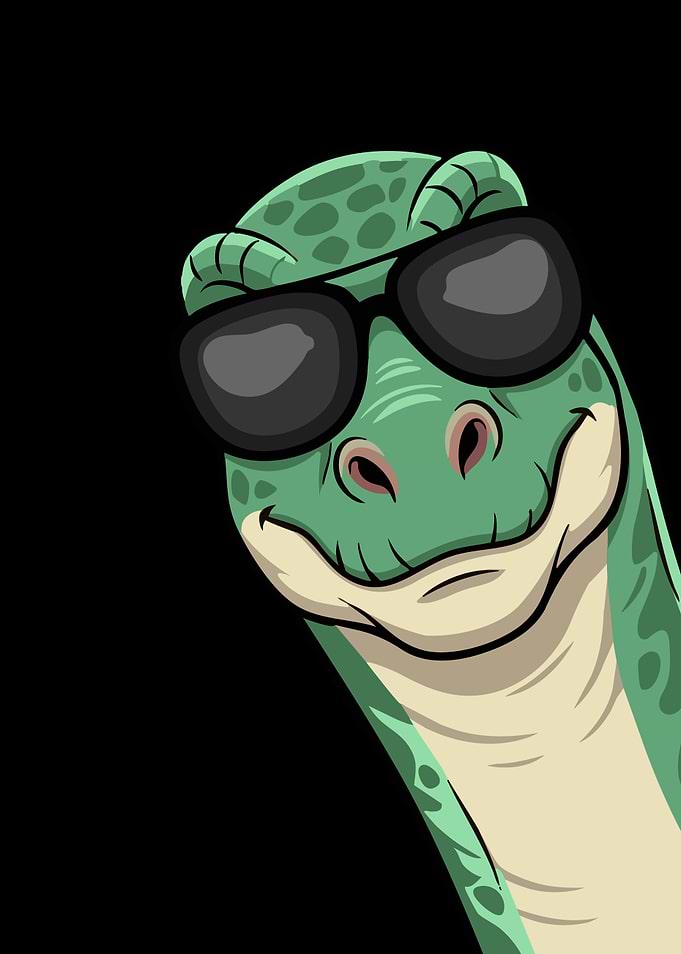 Cool Dinosaur Wearing Sunglasses Brachiosaurus