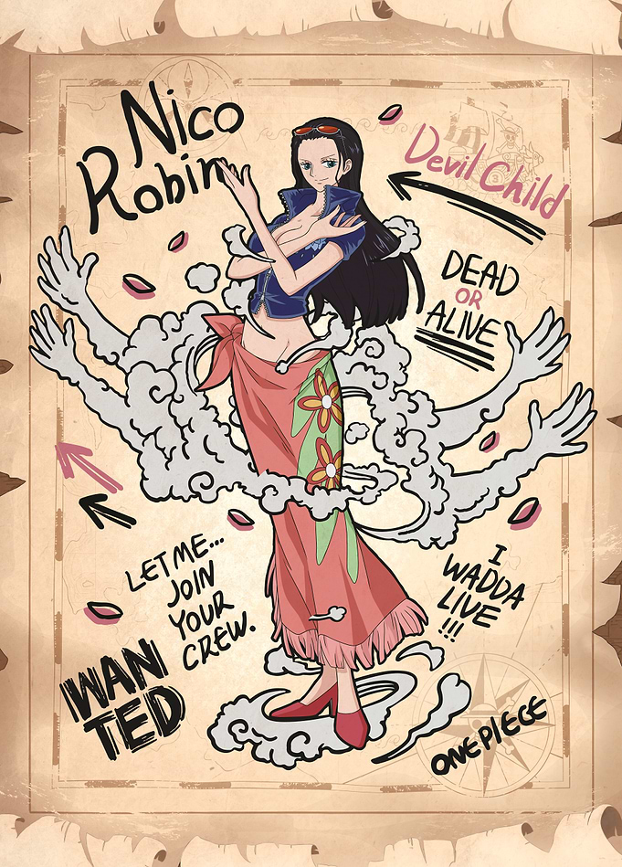 Nico Robin Graphic Poster