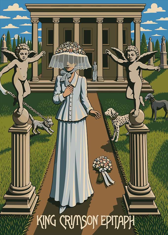 King Crimson Epitaph Album Art Poster