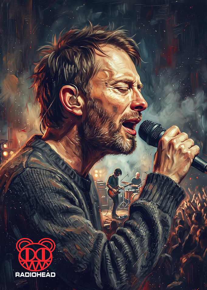 Thom Yorke Radiohead Concert Portrait