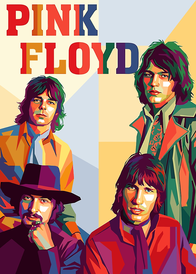 Pink Floyd Pop Art Poster