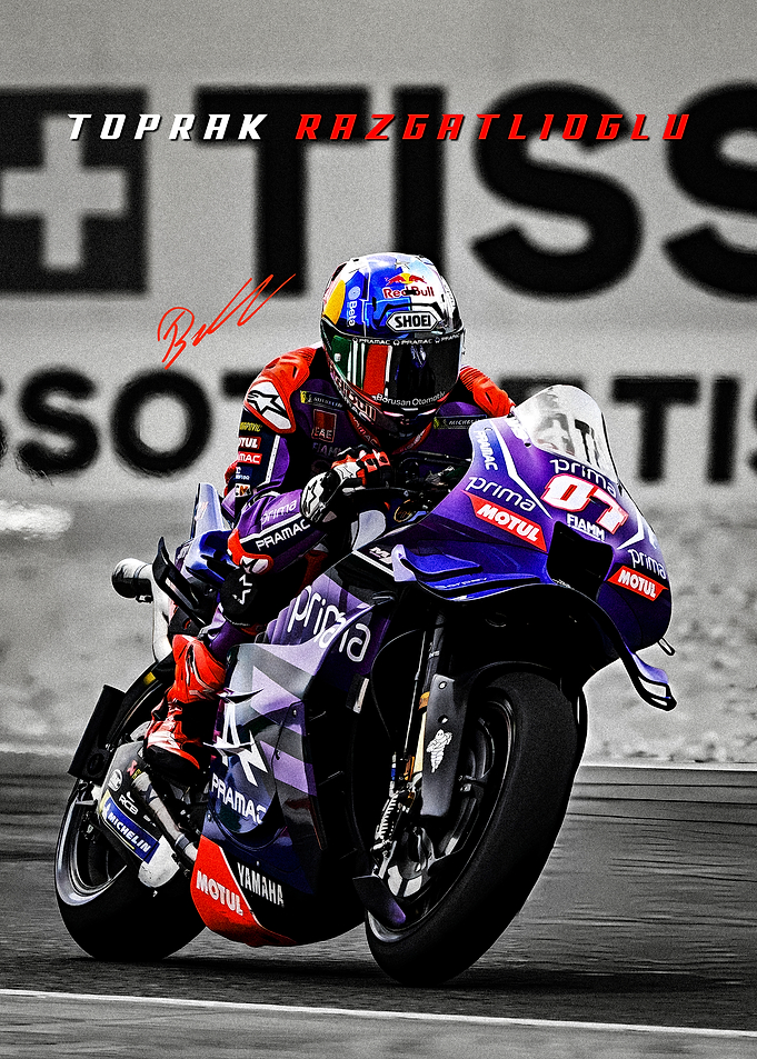Toprak Razgatlioglu MotoGP Racing Poster