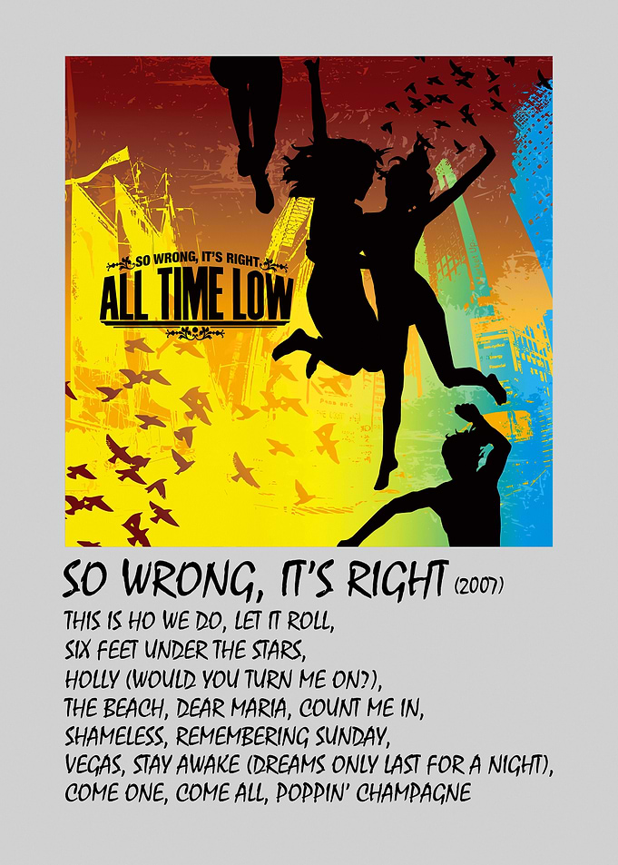 All Time Low Album Poster