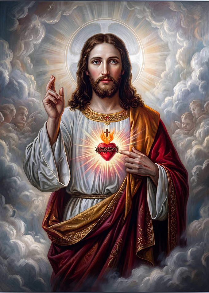 Sacred Heart of Jesus Portrait