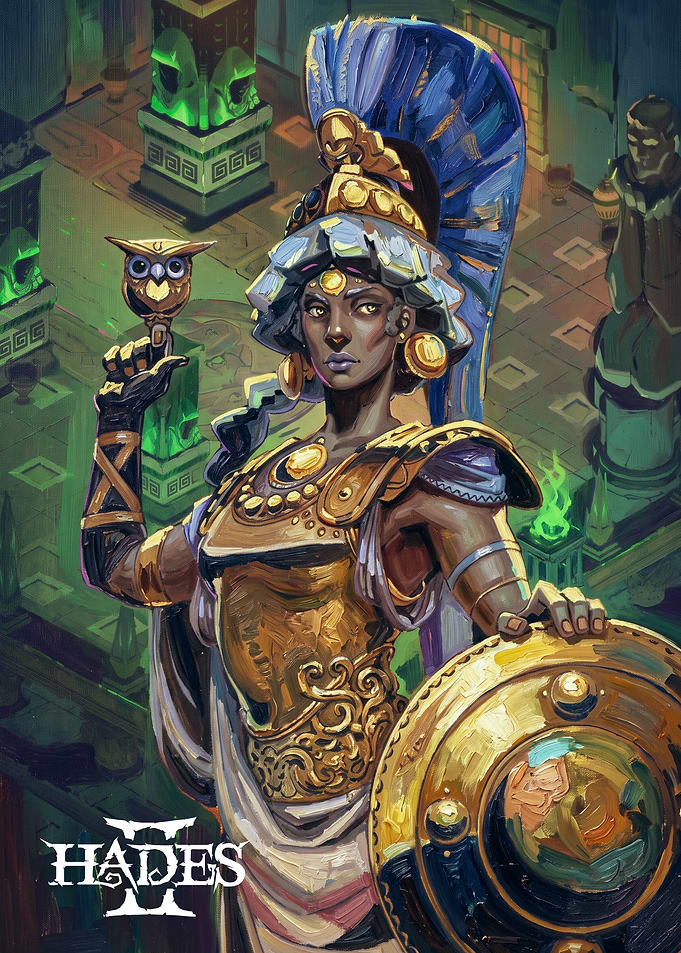 Athena from Hades II Game Art