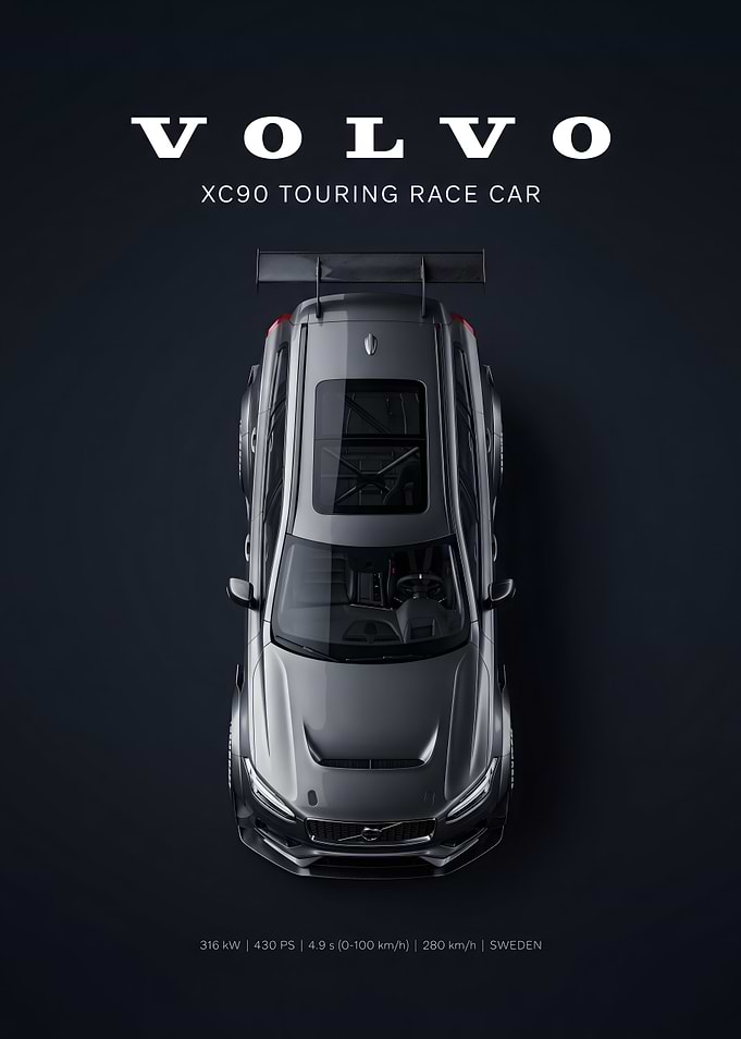 Volvo XC90 Touring Race Car Poster