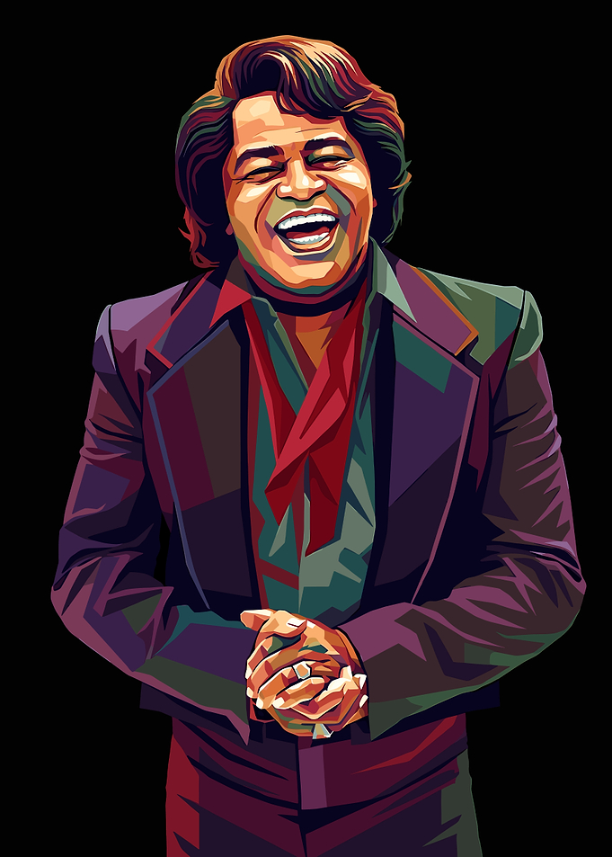 James Brown Pop Art Portrait