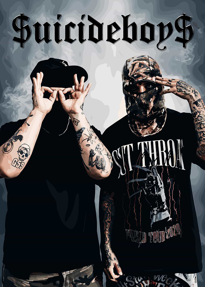 $uicideboy$ Rap Duo Poster