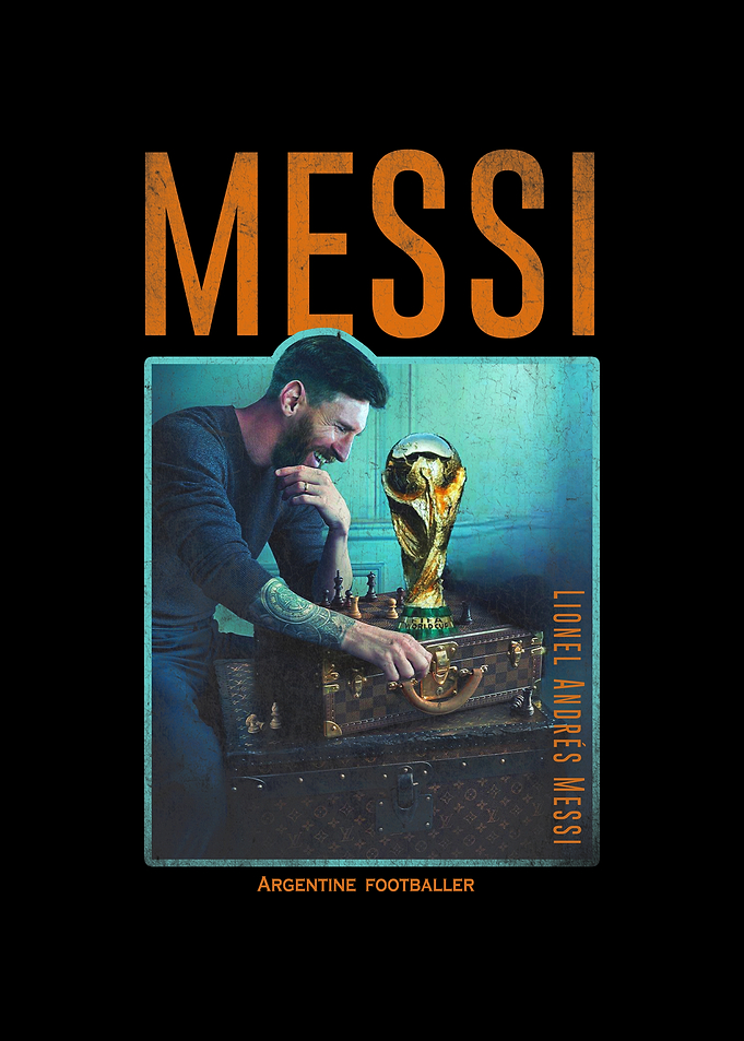 Lionel Messi World Cup Poster