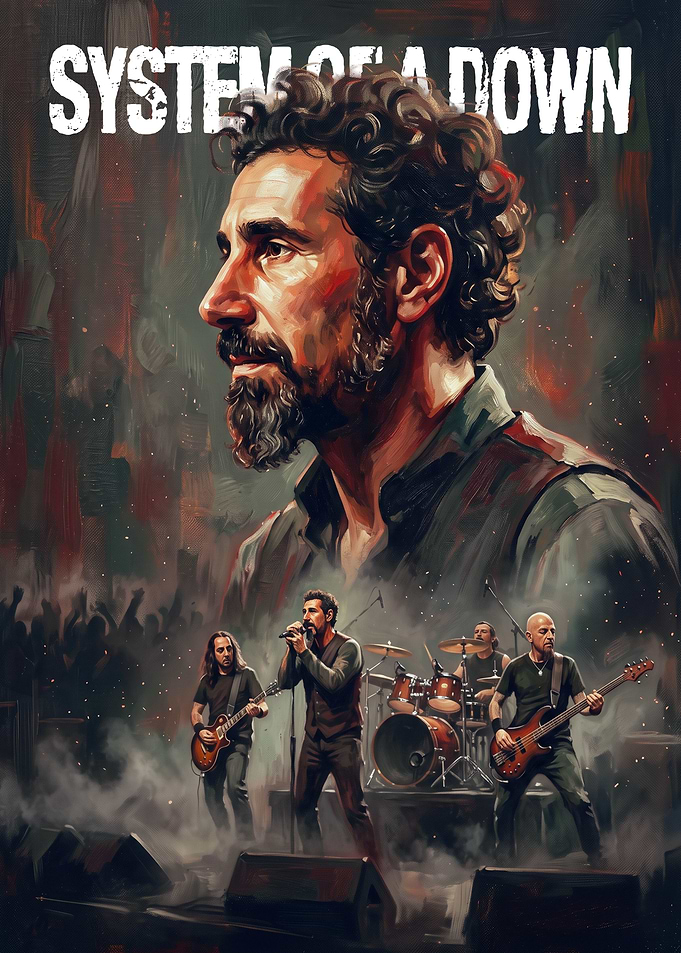 System of a Down Concert Poster