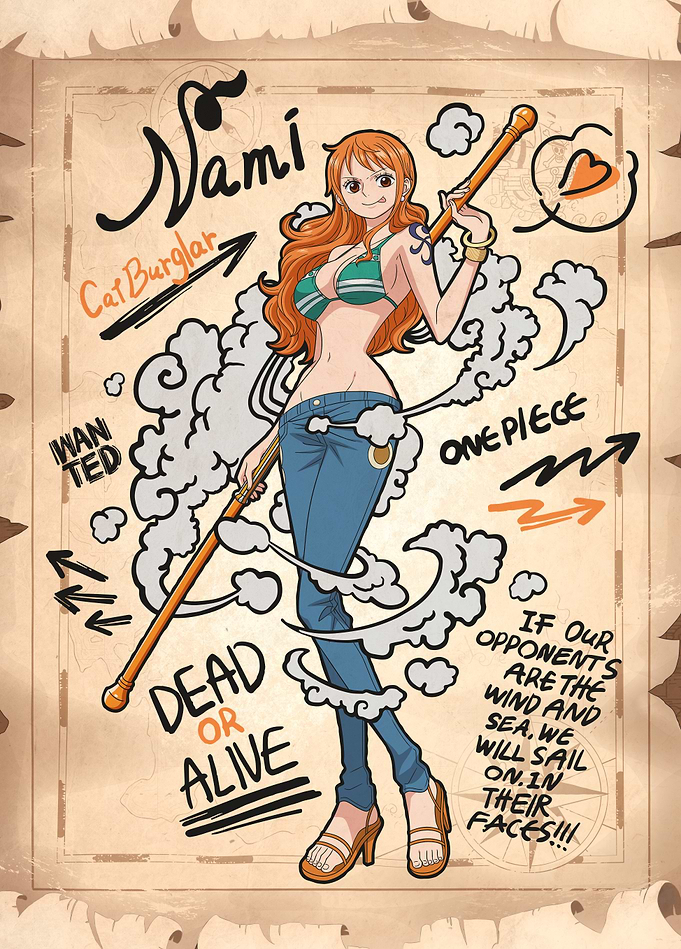 Navigator's Nami Graphic Poster