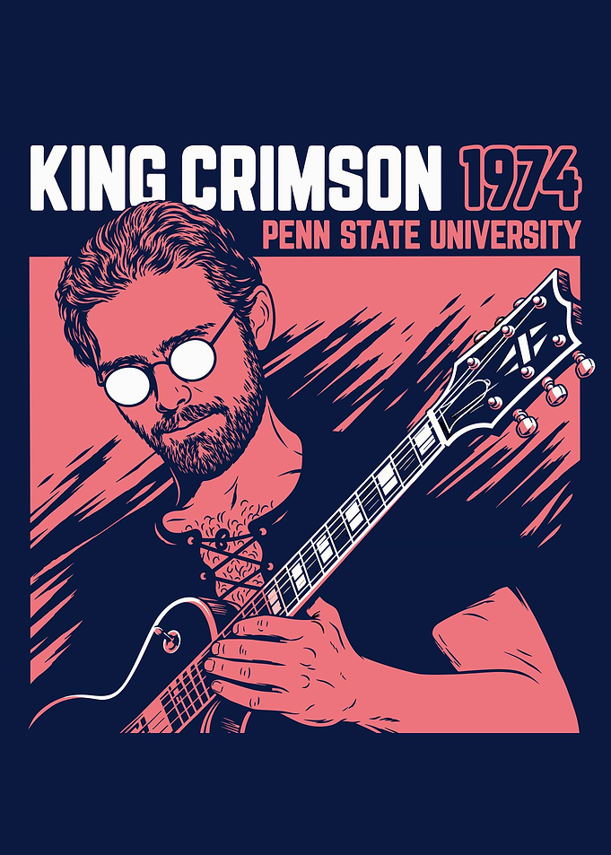 King Crimson 1974 Concert Poster