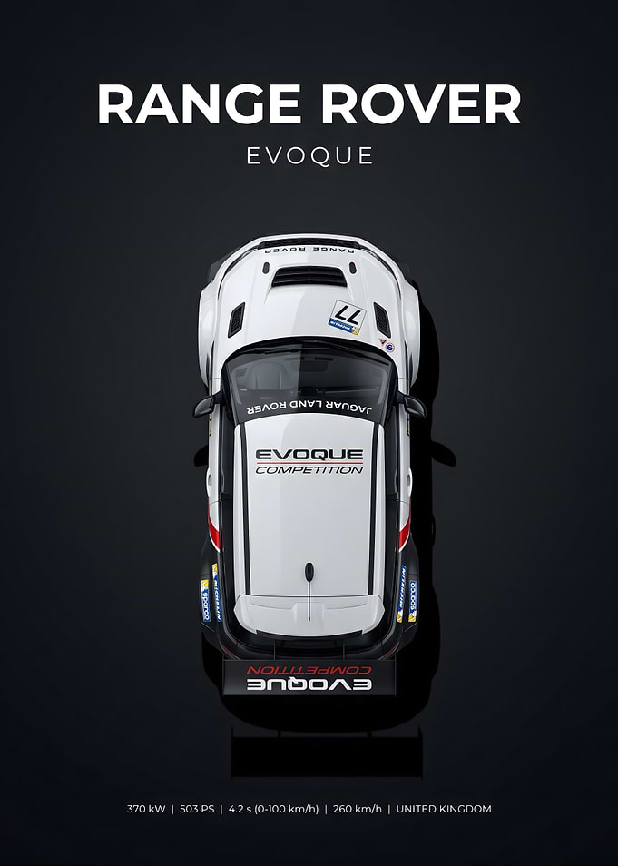 Range Rover Evoque Competition Poster