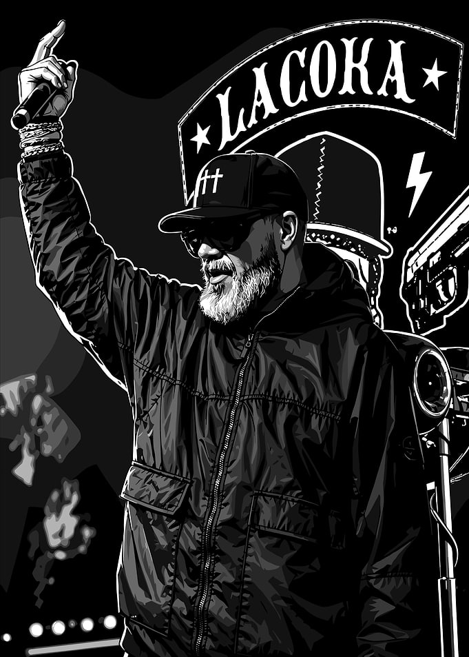 La Coka Nostra Rapper Illustration