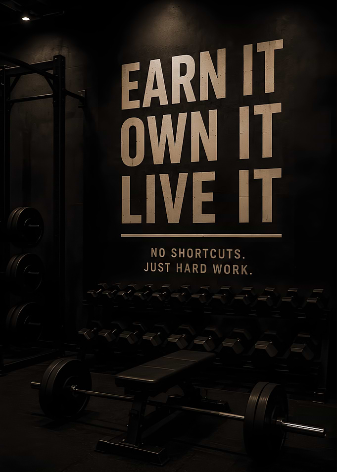 Motivational Gym Wall Art