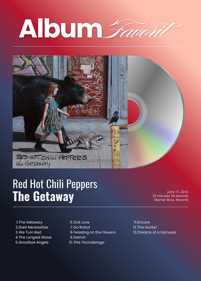 Red Hot Chili Peppers The Getaway Album