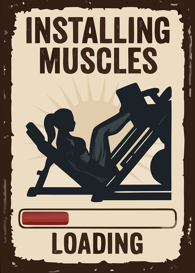 Installing Muscles Loading – Woman Legs Day Gym Motivation