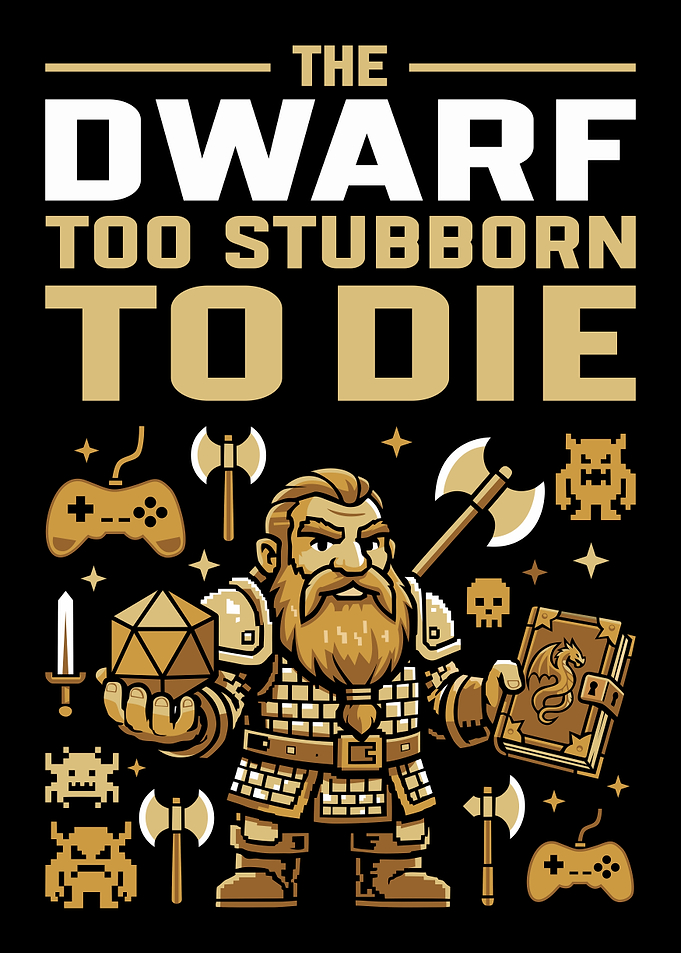 The Dwarf Too Stubborn To Die Retro RPG Pixel Art