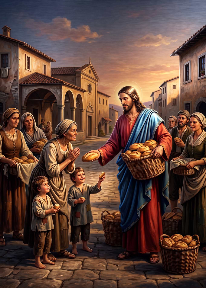 Jesus Feeding the Multitude