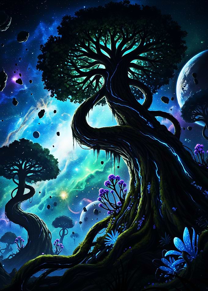 Ancient Cosmic Forest