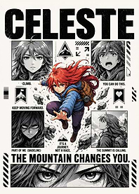 Celeste Game Poster Art