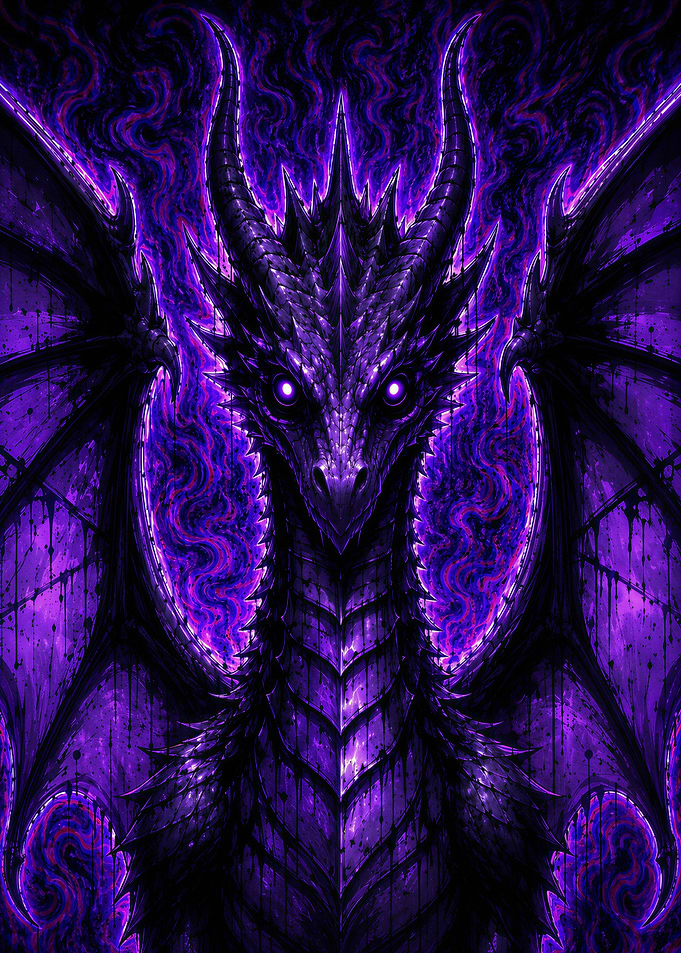 Void Dragon With Aura