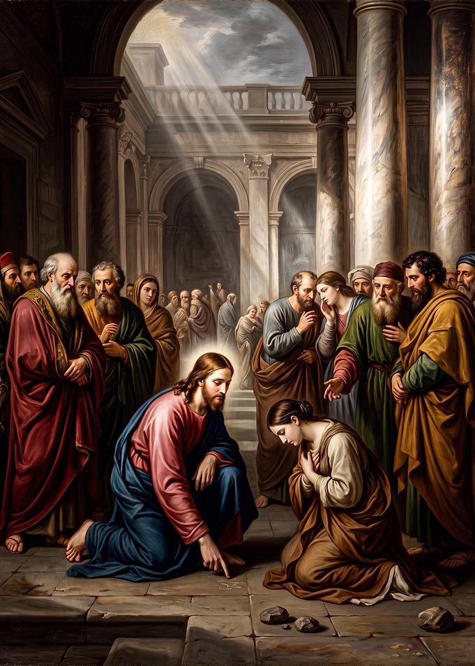 Jesus and the Woman Taken in Adultery