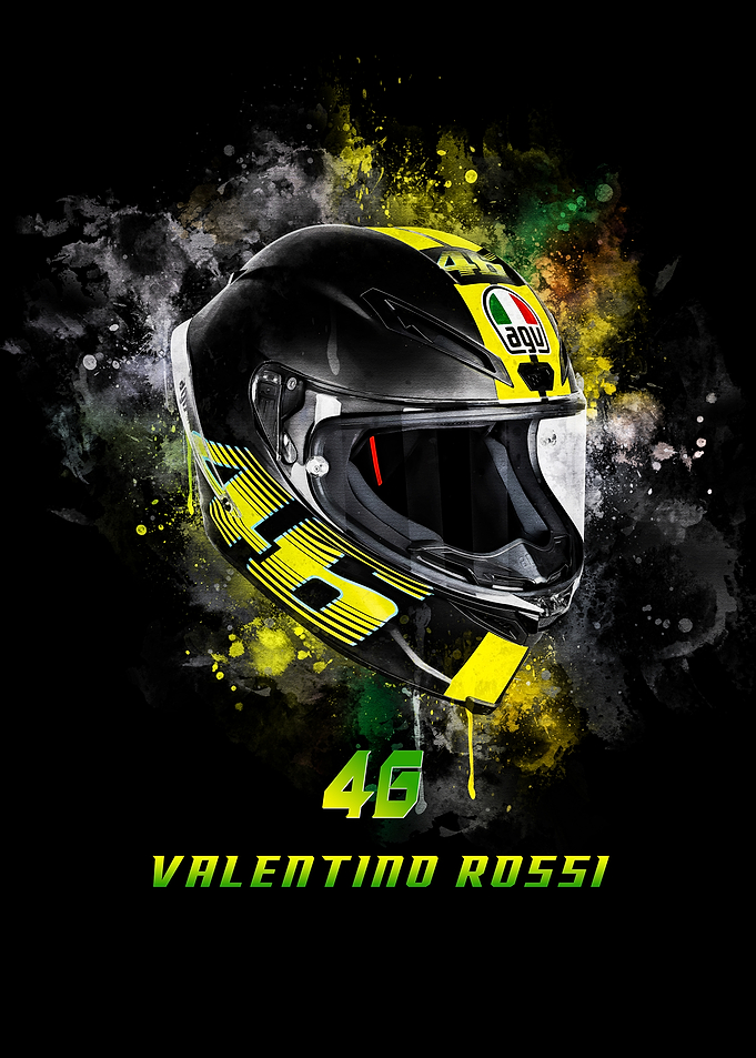 Valentino Rossi AGV Helmet Art