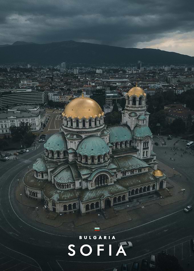 Alexander Nevsky Cathedral in Sofia Bulgaria