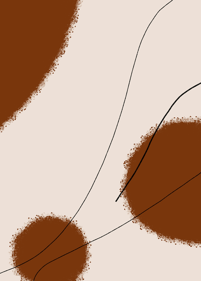 Minimalist Abstract Brown and Beige Art