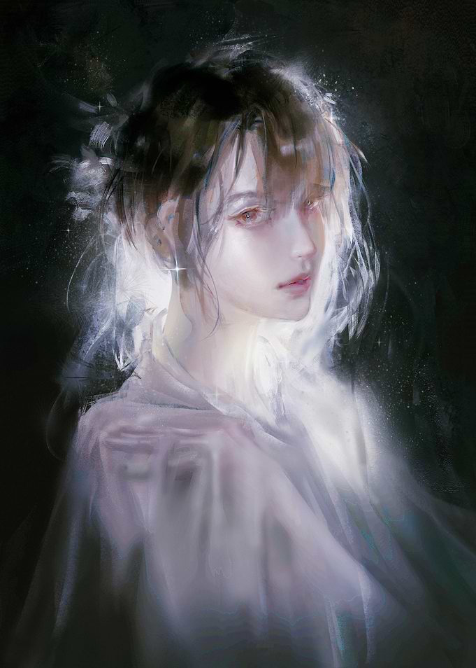 Ethereal Portrait of a Young Person