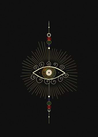 Oracle Eye Sacred Geometry Symbol