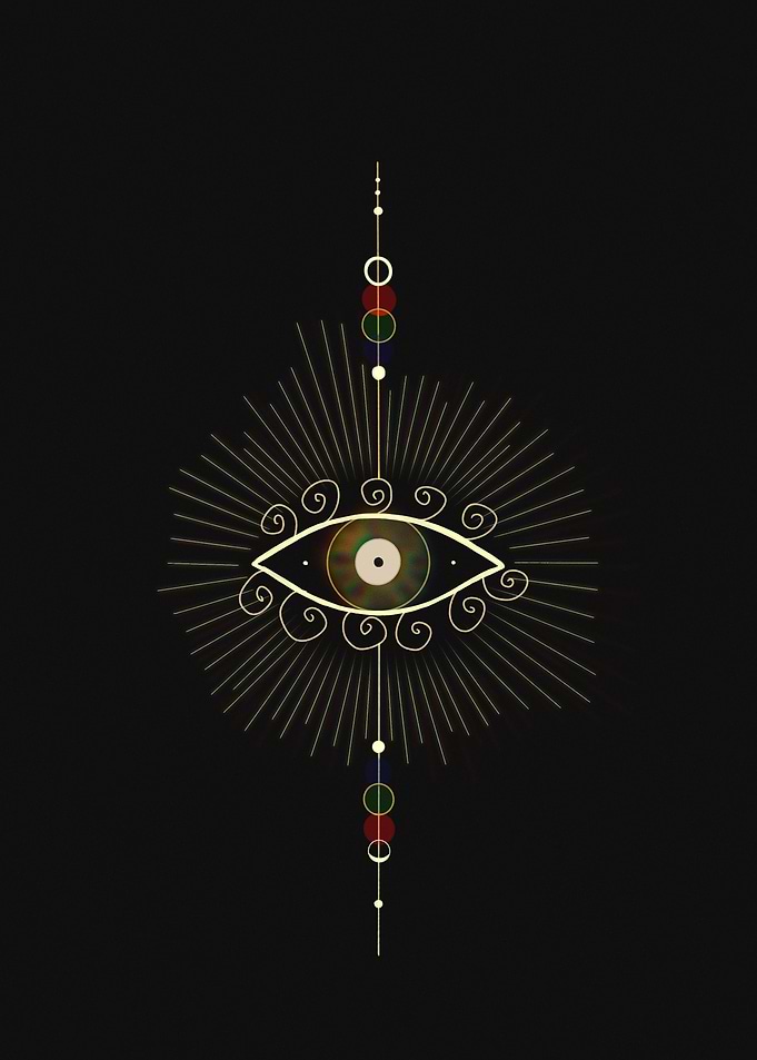 Oracle Eye Sacred Geometry Symbol