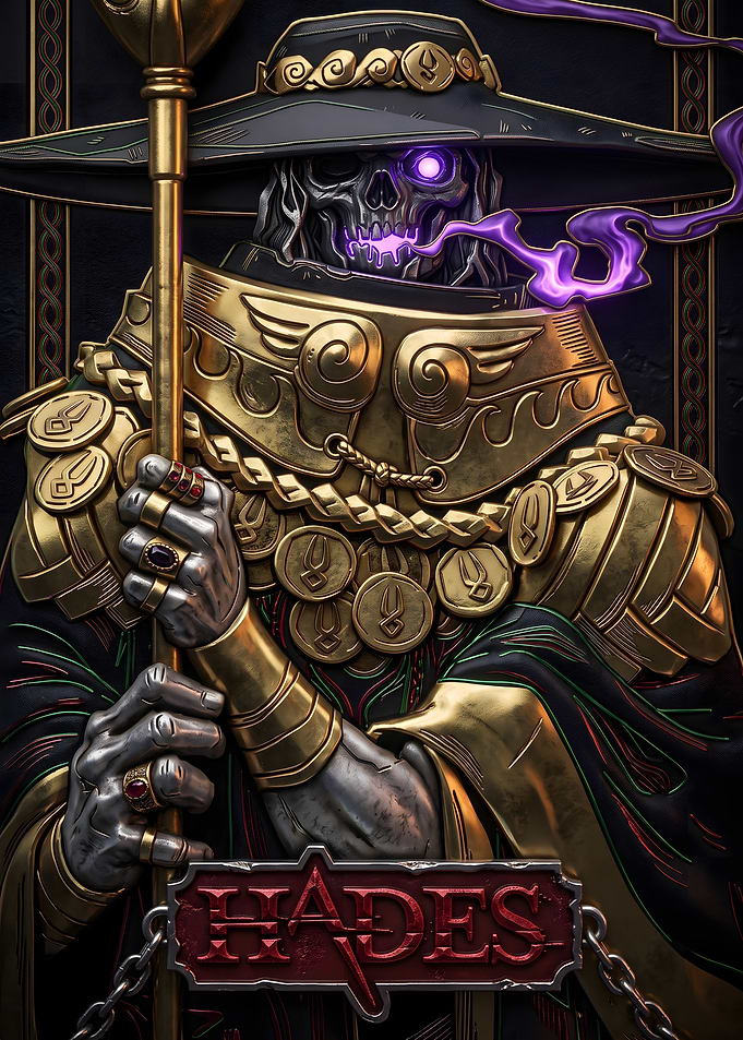 Hades God of the Underworld Portrait