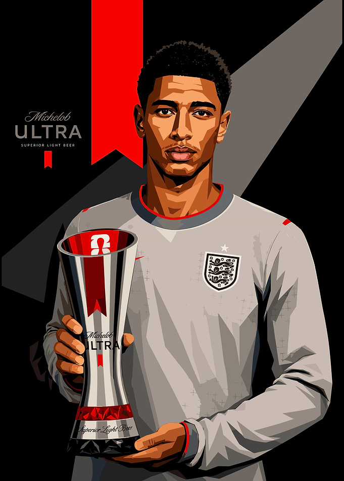 Jude Bellingham Michelob Ultra Poster