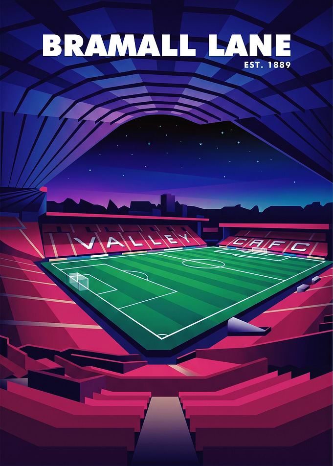 Bramall Lane Stadium Poster
