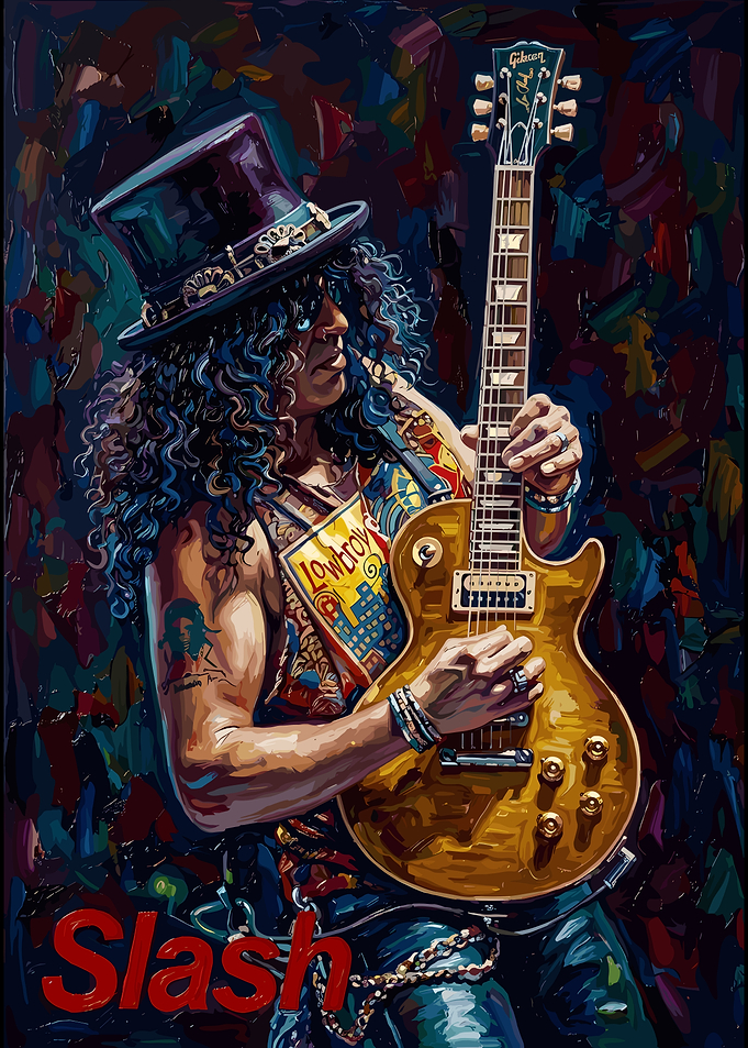 Slash Playing Guitar